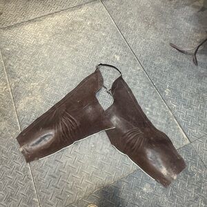 USA MADE 🇺🇸 Dark Brown Leather Chaps